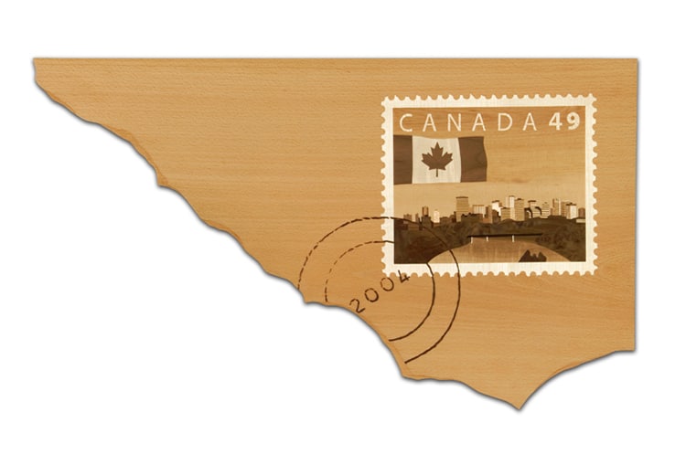 Commemorative Edmonton Stamp